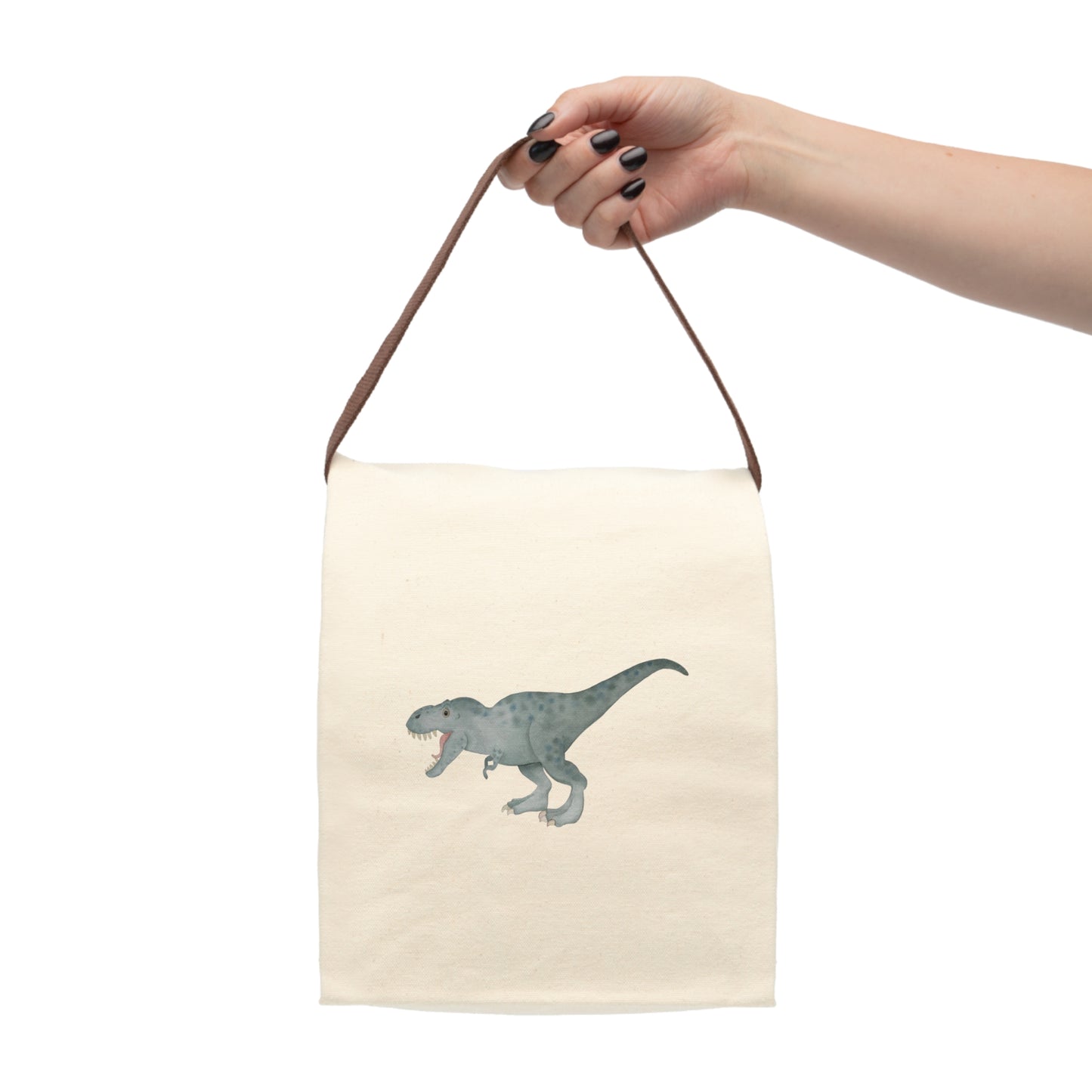 Canvas Lunch Bag With Strap - T. Rex